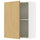 KNOXHULT - KNOXHULT Wall cabinet with door, oak effect, 60x75 cm