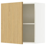 KNOXHULT wall cabinet with door, oak effect, 60x60 cm