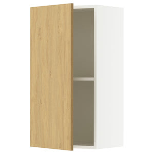 KNOXHULT wall cabinet with door, oak effect, 40x75 cm