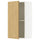 KNOXHULT - Wall cabinet with door, oak effect, 40x75 cm.