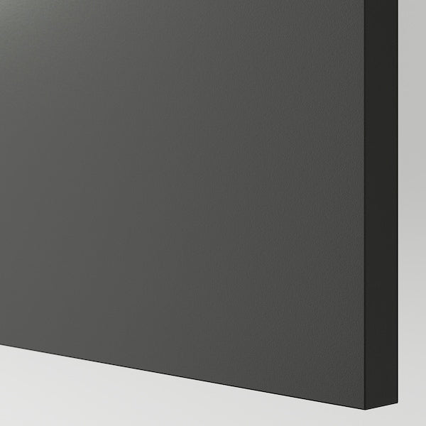 KNOXHULT wall cabinet with door, dark grey, 60x75 cm