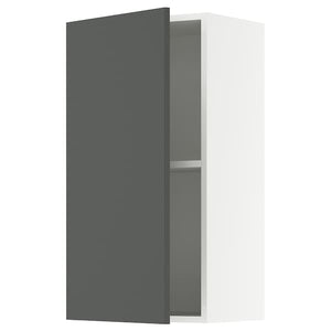 KNOXHULT wall cabinet with door, dark grey, 40x75 cm