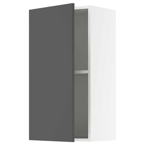 KNOXHULT - KNOXHULT Wall cabinet with door, dark grey, 40x75 cm