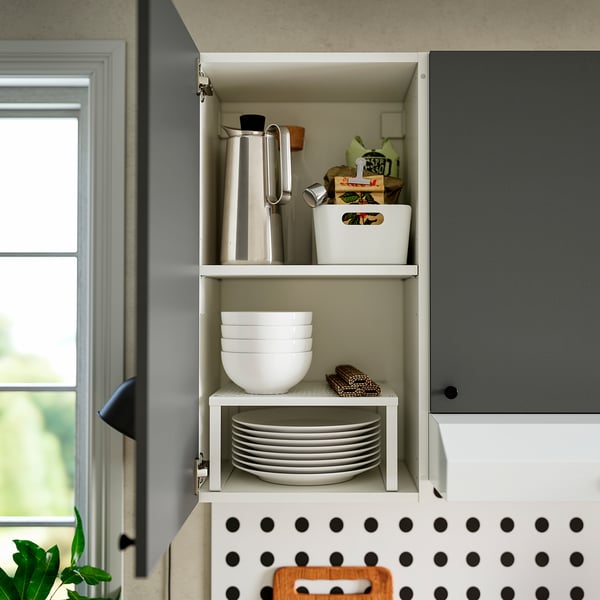 KNOXHULT - KNOXHULT Wall cabinet with door, dark grey, 40x75 cm