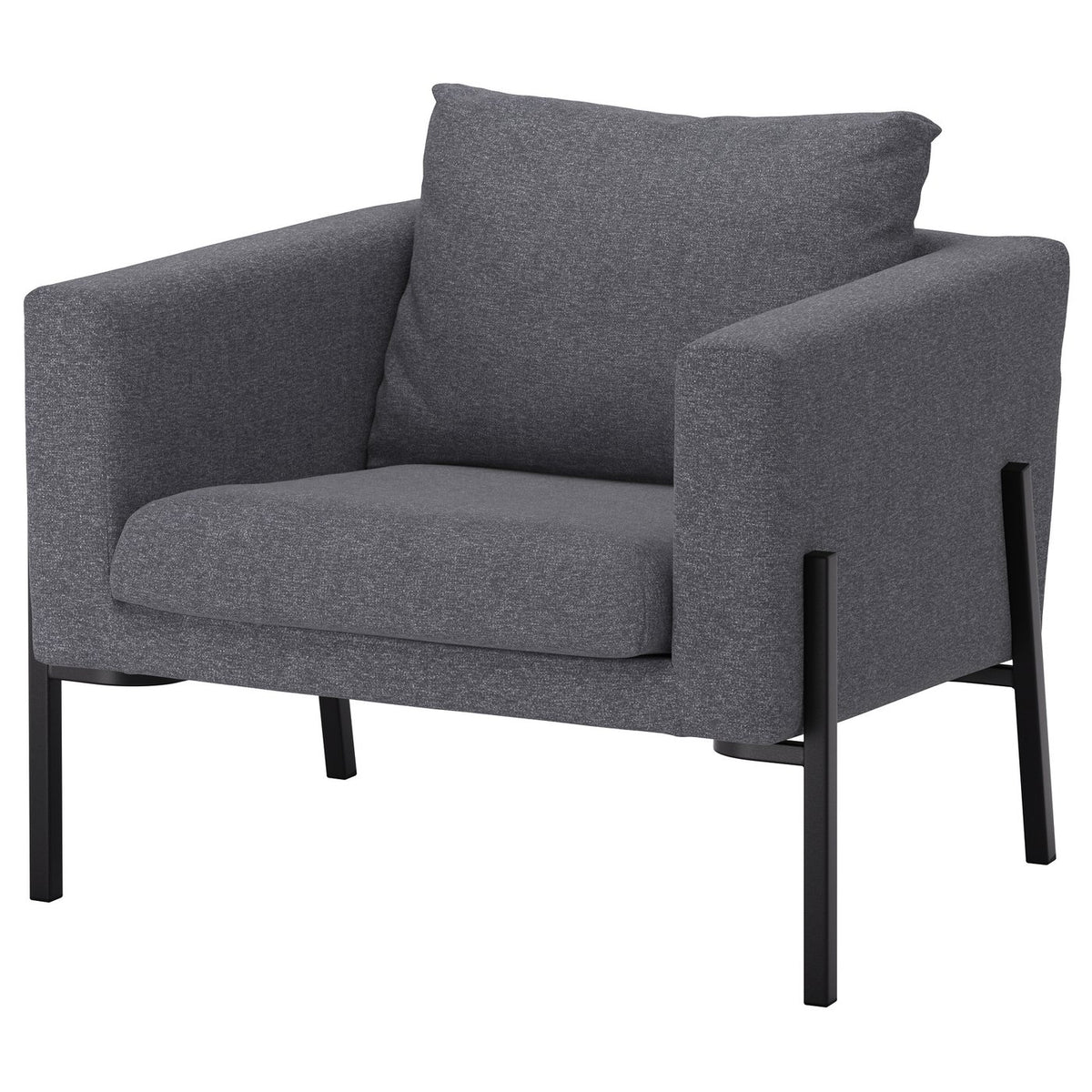 KOARP Armchair Cover, Gunnared Medium Grey