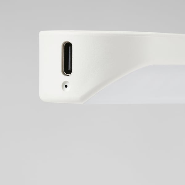 KÖLVATTEN - KÖLVATTEN LED lighting with sensor, white/battery-operated, 50 cm