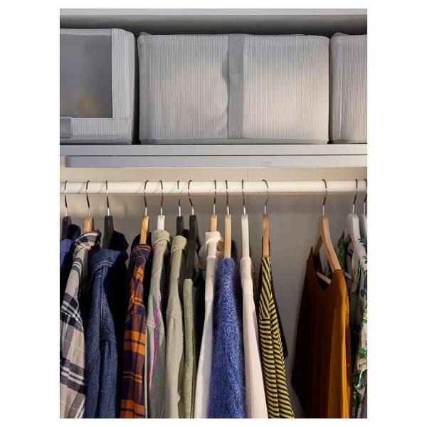 KÖLVATTEN - KÖLVATTEN LED lighting with sensor, white/battery-operated, 70 cm