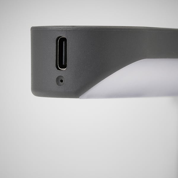KÖLVATTEN - KÖLVATTEN LED lighting with sensor, grey/battery-operated, 50 cm