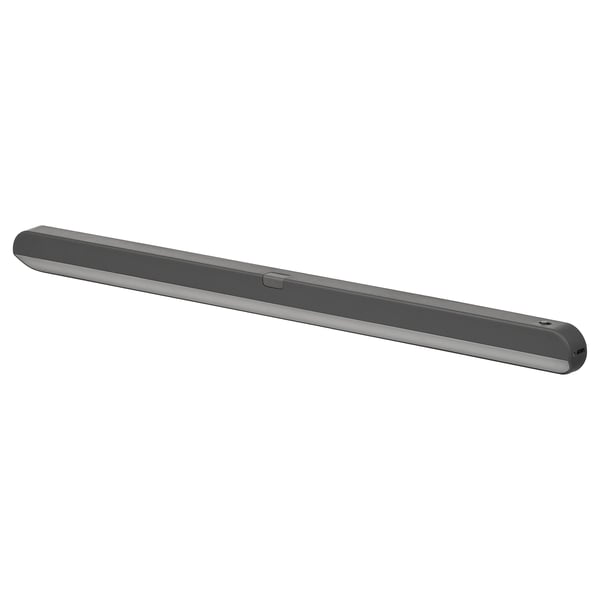 KÖLVATTEN LED lighting with sensor, grey/battery-operated, 50 cm