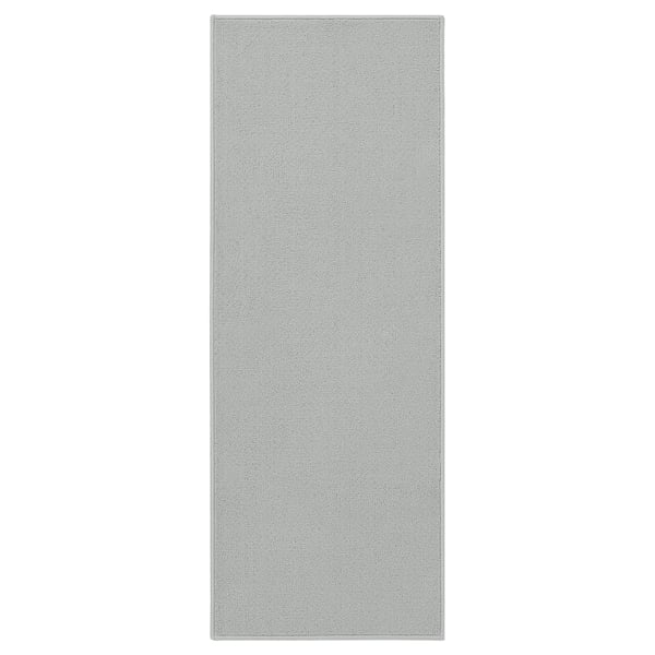 KÖRFÄLT kitchen mat, light grey, 45x120 cm