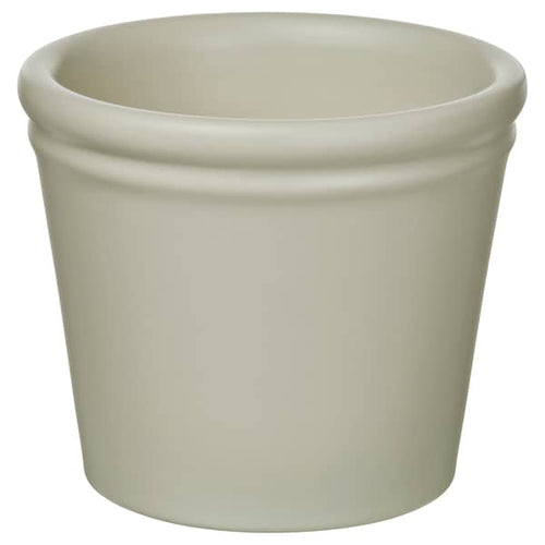 KÖRSBÄRSBJÖRK - KÖRSBÄRSBJÖRK Plant pot, light grey-beige, 6 cm