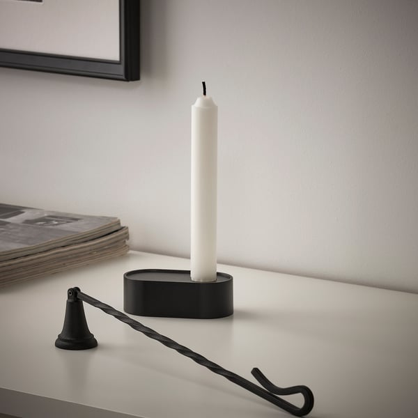 KÖRSBÄRSTRÄD candle snuffer, black, 33 cm