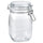 KÖSSEBÄR jar with lid, clear glass, 1 l