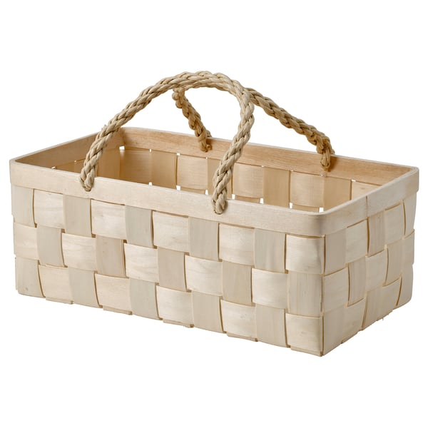 KÖSSEBÄR Harvest basket, poplar, 18x35x15 cm
