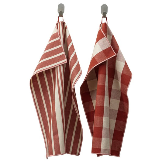 KÖSSEBÄR Tea towel, various patterns, 45x60 cm