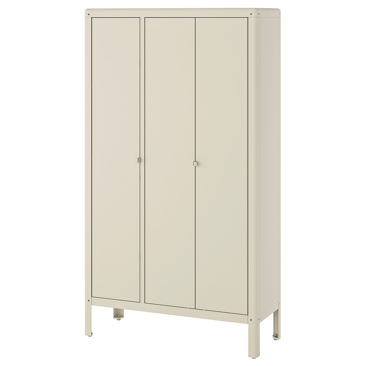 KOLBJÖRN cabinet, beige outdoor/indoor, 90x161x37 cm
