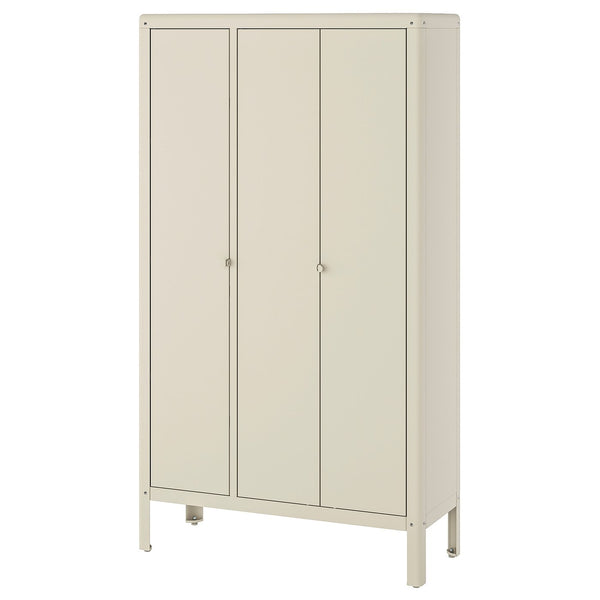 KOLBJÖRN cabinet, beige outdoor/indoor, 90x161x37 cm