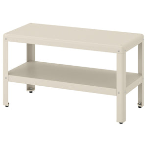 KOLBJÖRN shelving unit, beige outdoor/indoor, 80x45x35 cm