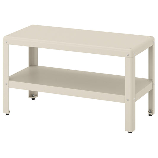 KOLBJÖRN shelving unit, beige outdoor/indoor, 80x45x35 cm
