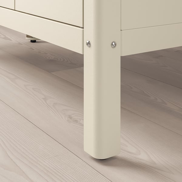 KOLBJÖRN - KOLBJÖRN Shelving unit with 2 cabinets, beige, 161x37x161 cm