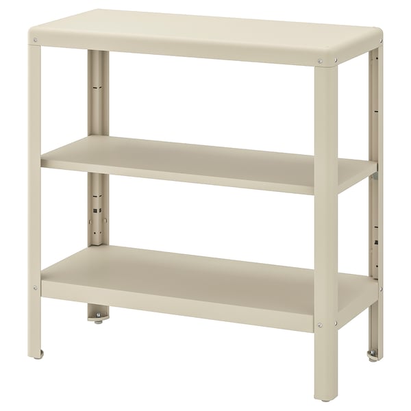 KOLBJÖRN - KOLBJÖRN Shelving unit in/outdoor, beige, 80x81 cm