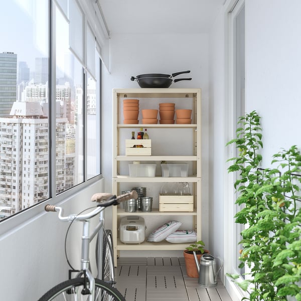 KOLBJÖRN - KOLBJÖRN Shelving unit in/outdoor, 80x35x162 cm