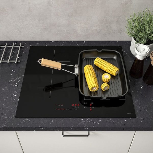 Ikea KOLSTAN - Induction hob, IKEA 500 black, 58 cm