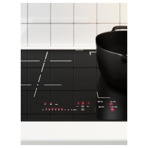 Ikea KOLSTAN - Induction hob, IKEA 500 black, 58 cm