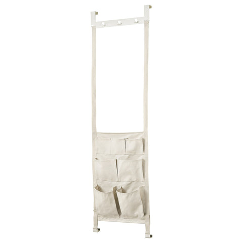 KOMPISHÄNG hanger for door, beige, 55 cm