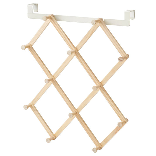 KOMPISHÄNG hanger for door, pine, 50x60 cm