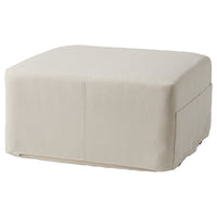 KOMPISHÄNG mattress/pouffe, beige/red, 80x200 cm