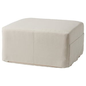 KOMPISHÄNG mattress/pouffe, beige/red, 80x200 cm