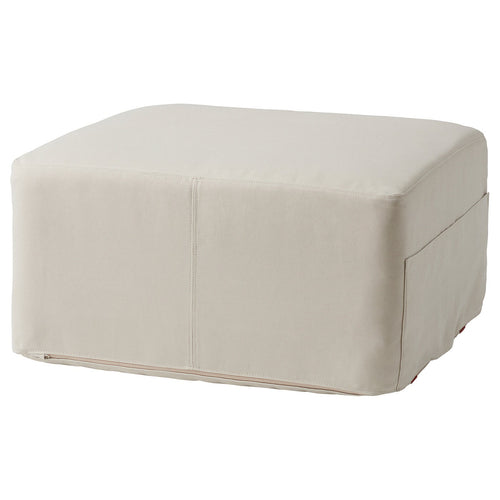KOMPISHÄNG mattress/pouffe, beige/red, 80x200 cm