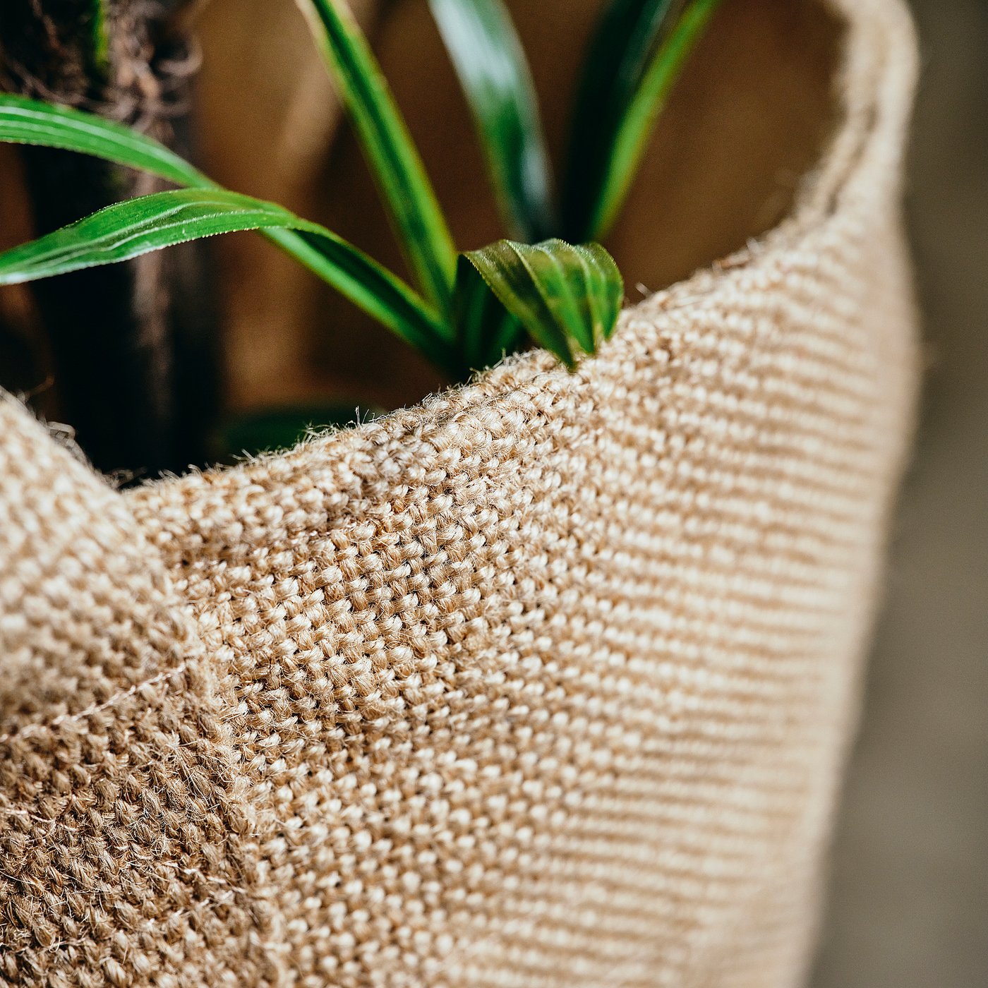 KOMPISHÄNG plant pot, jute, 32 cm