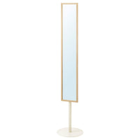 KOMPISHÄNG standing mirror, pine, 38 cm