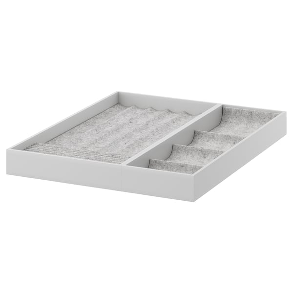 KOMPLEMENT insert for pull-out tray, light grey, 50x58 cm