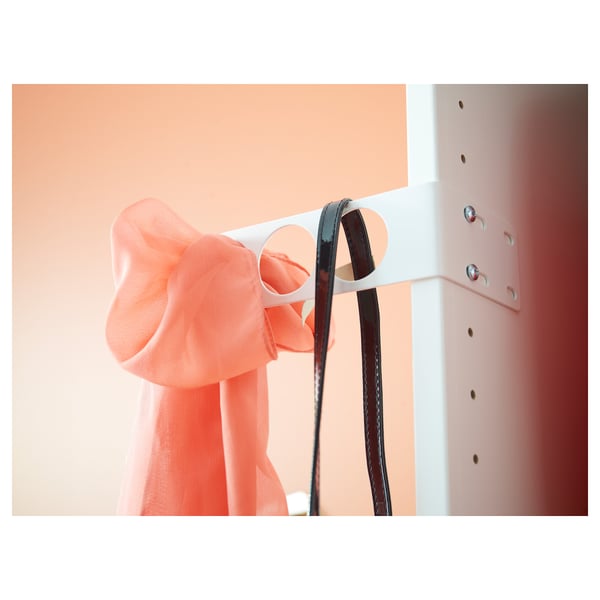 KOMPLEMENT valet hanger, white, 17x5 cm