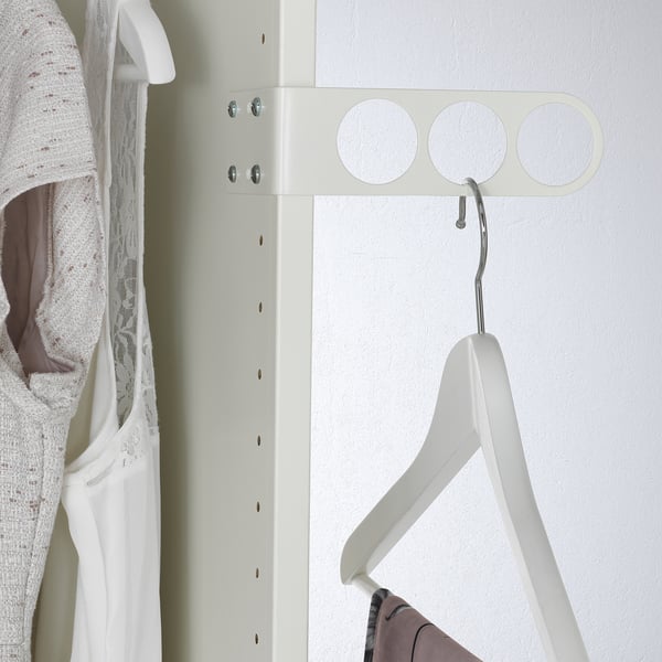 KOMPLEMENT valet hanger, white, 17x5 cm