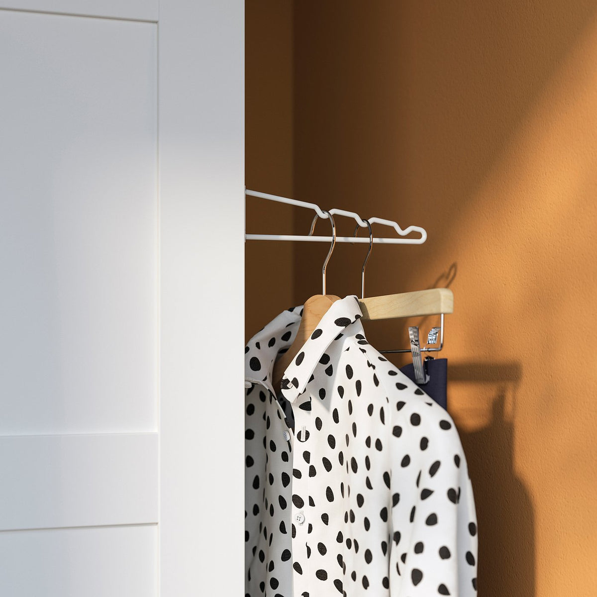 KOMPLEMENT valet hanger, white, 20x8 cm