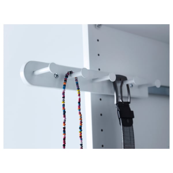 KOMPLEMENT pull-out multi-use hanger, white, 35 cm