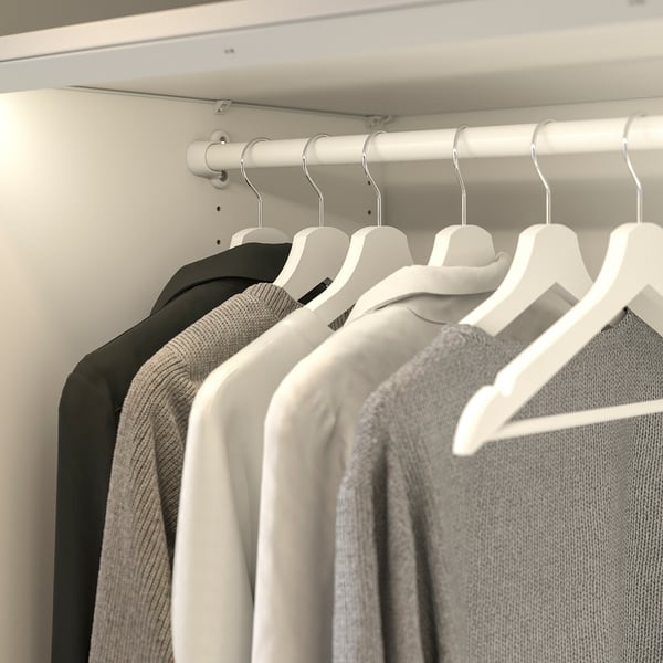 KOMPLEMENT clothes rail, white, 75 cm