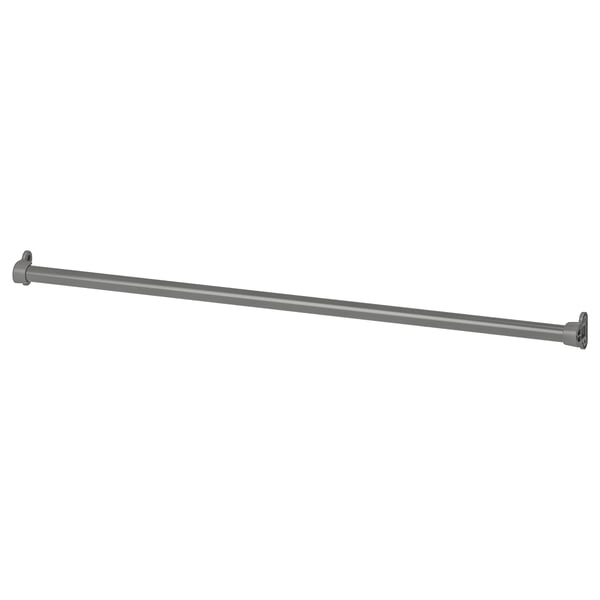 KOMPLEMENT clothes rail, dark grey, 100 cm