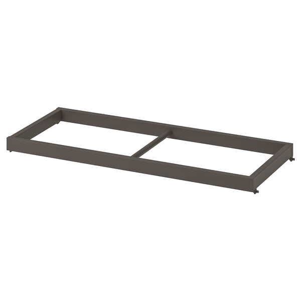 KOMPLEMENT clothes rail, dark grey, 75x35 cm