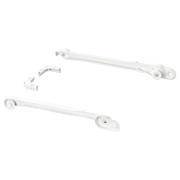 KOMPLEMENT pull-out rail for baskets, white, 35 cm, 2 pack