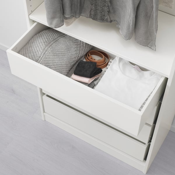 KOMPLEMENT drawer, white, 75x35 cm