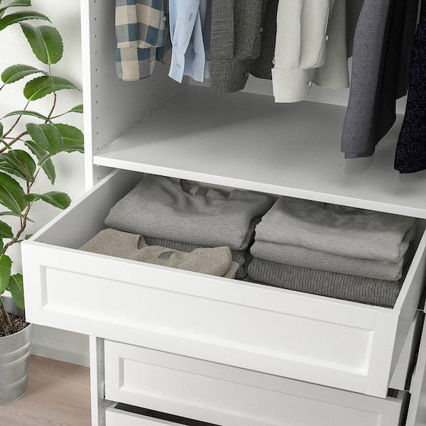 Ikea KOMPLEMENT - Drawer with framed front, white, 75x58 cm