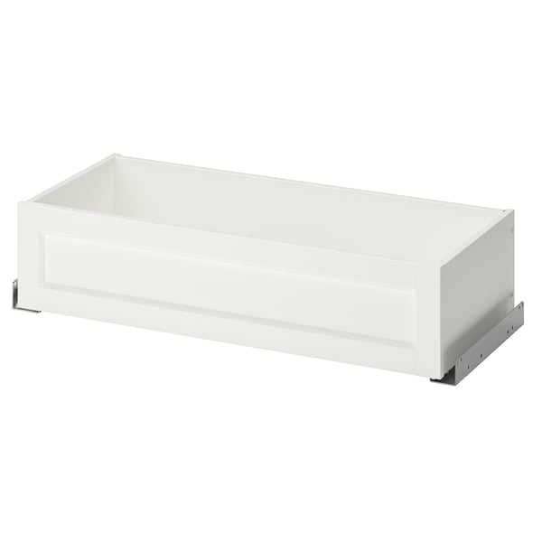 KOMPLEMENT drawer with framed front, white, 75x35 cm