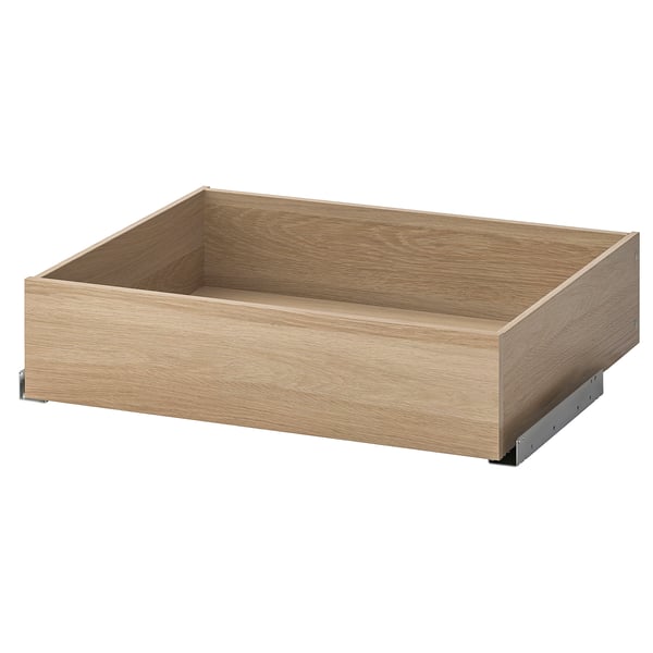 KOMPLEMENT - KOMPLEMENT Drawer, white stained oak effect, 75x58 cm
