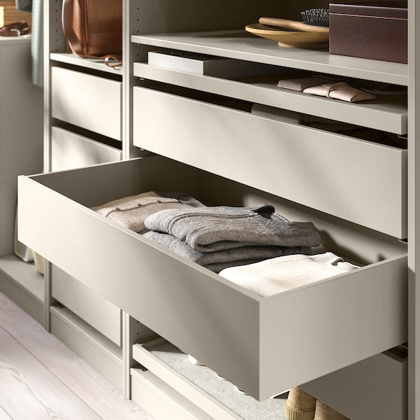 KOMPLEMENT - Drawer, grey-beige, 100x58 cm