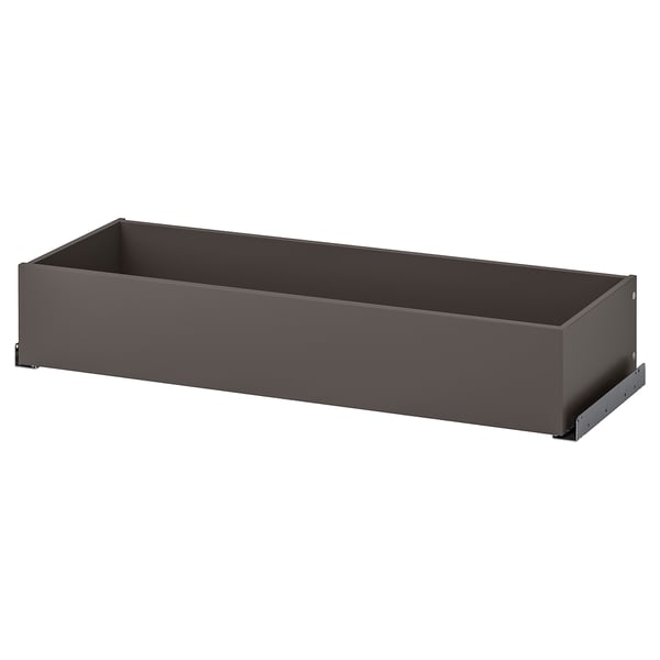 KOMPLEMENT - KOMPLEMENT Drawer, dark grey, 100x35 cm